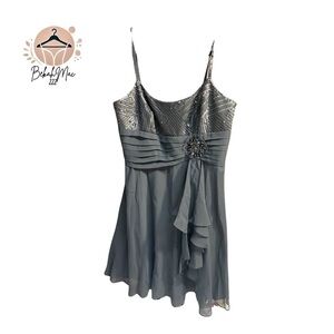 BCBGMAXAZRIA Sexy Black Silk-Chiffon Dress - Women’s Size 10 (NWT)